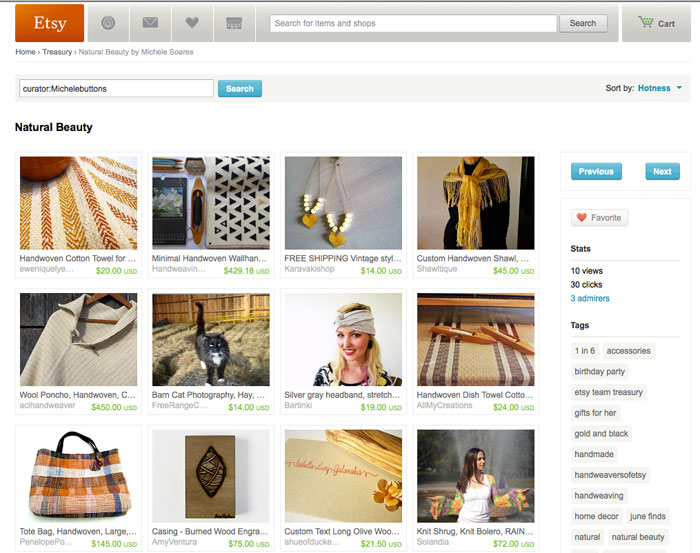 Etsy Treasury: Natural Beauty